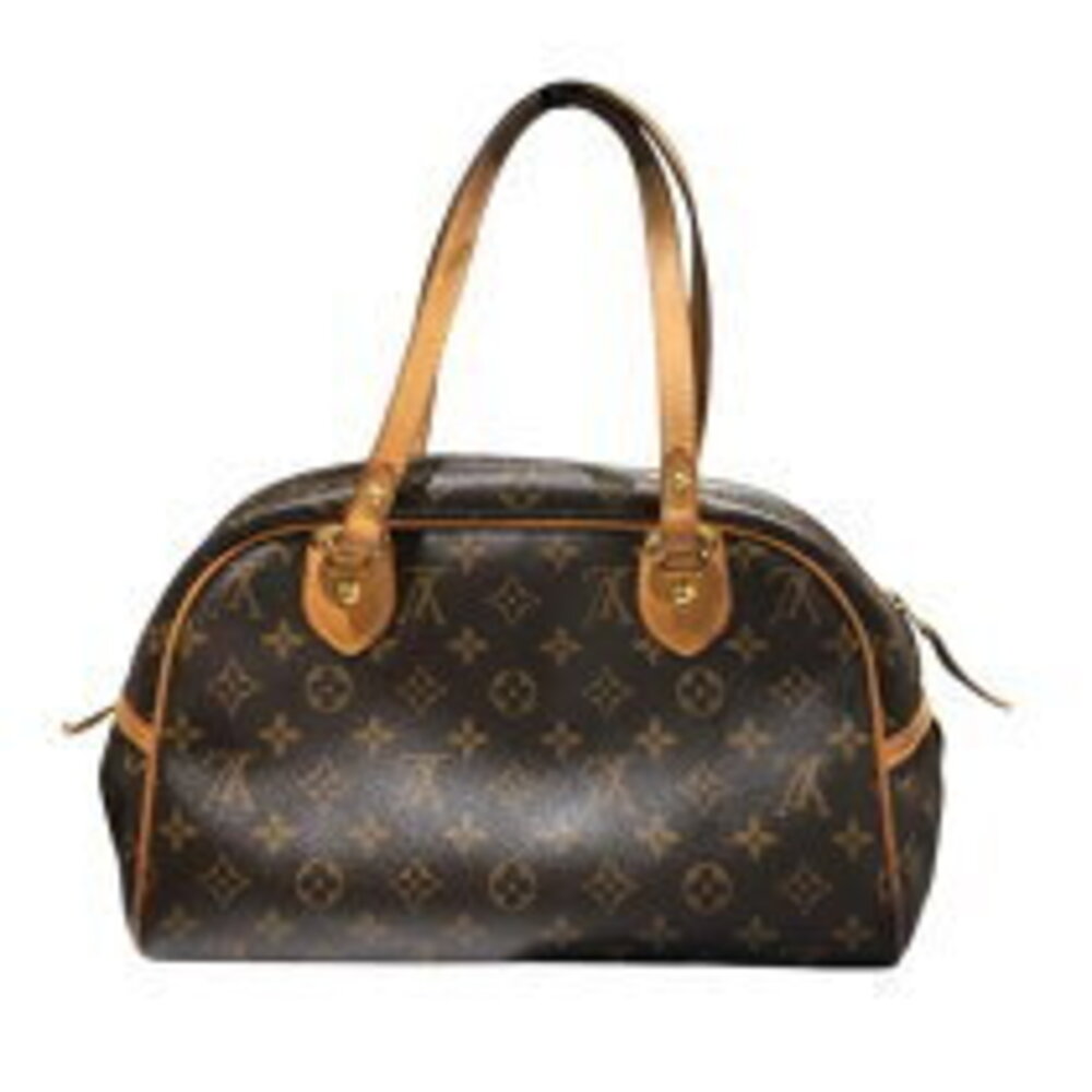 Louis Vuitton Canvas Monogram Montorgueil Handbag Brown